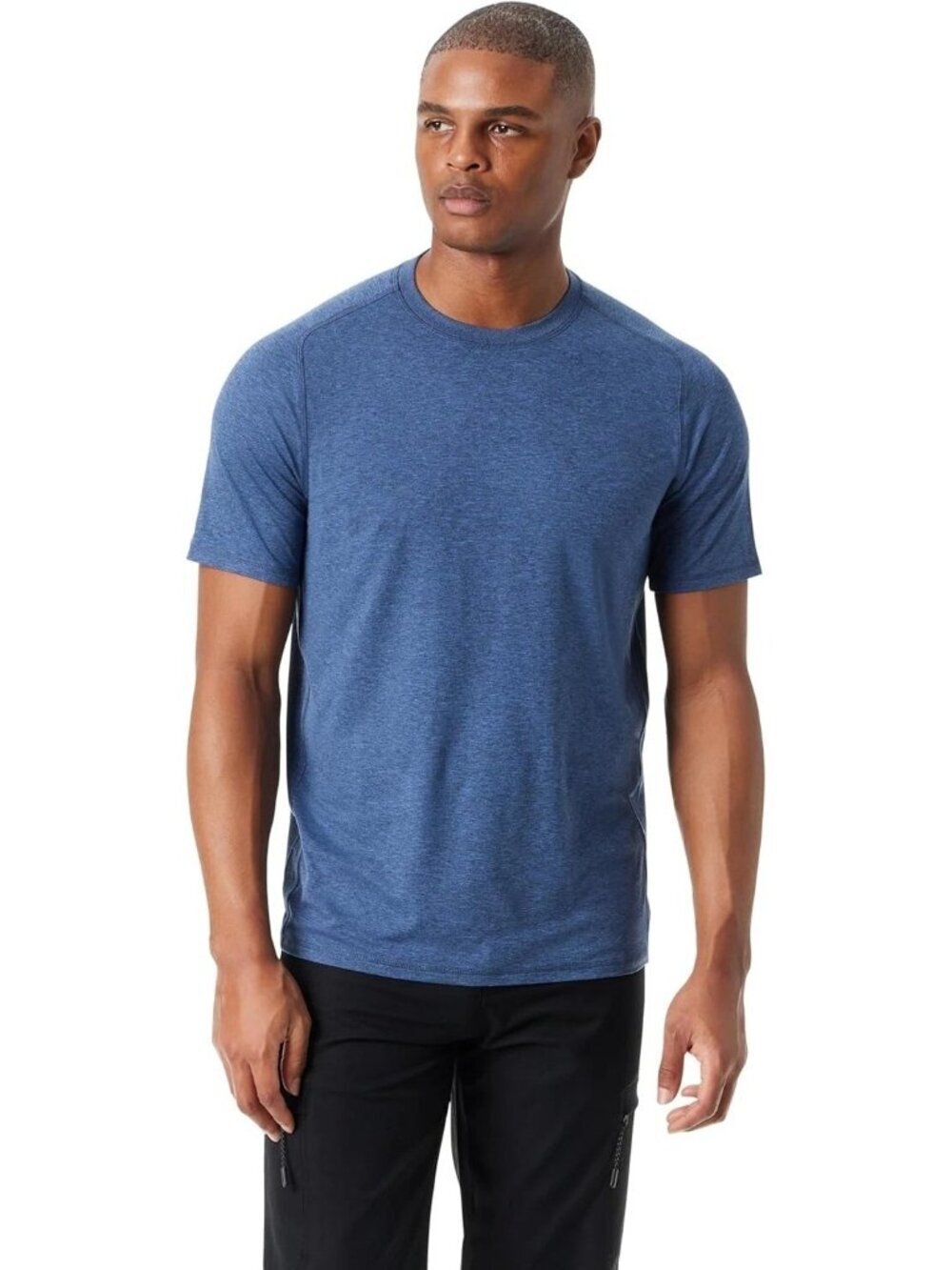 NWT Bass Outdoor Microtech Performance Short Sleeve Tee Men's XL Blue J2008